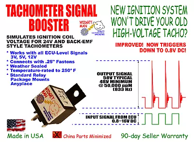 TACH TACHOMETER SIGNAL BOOSTER 3~16V In -> 48~63V Out Compare To MSD 8920 • $29.19